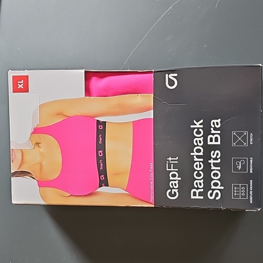 GapFit Pink Racerback Sports Bra
